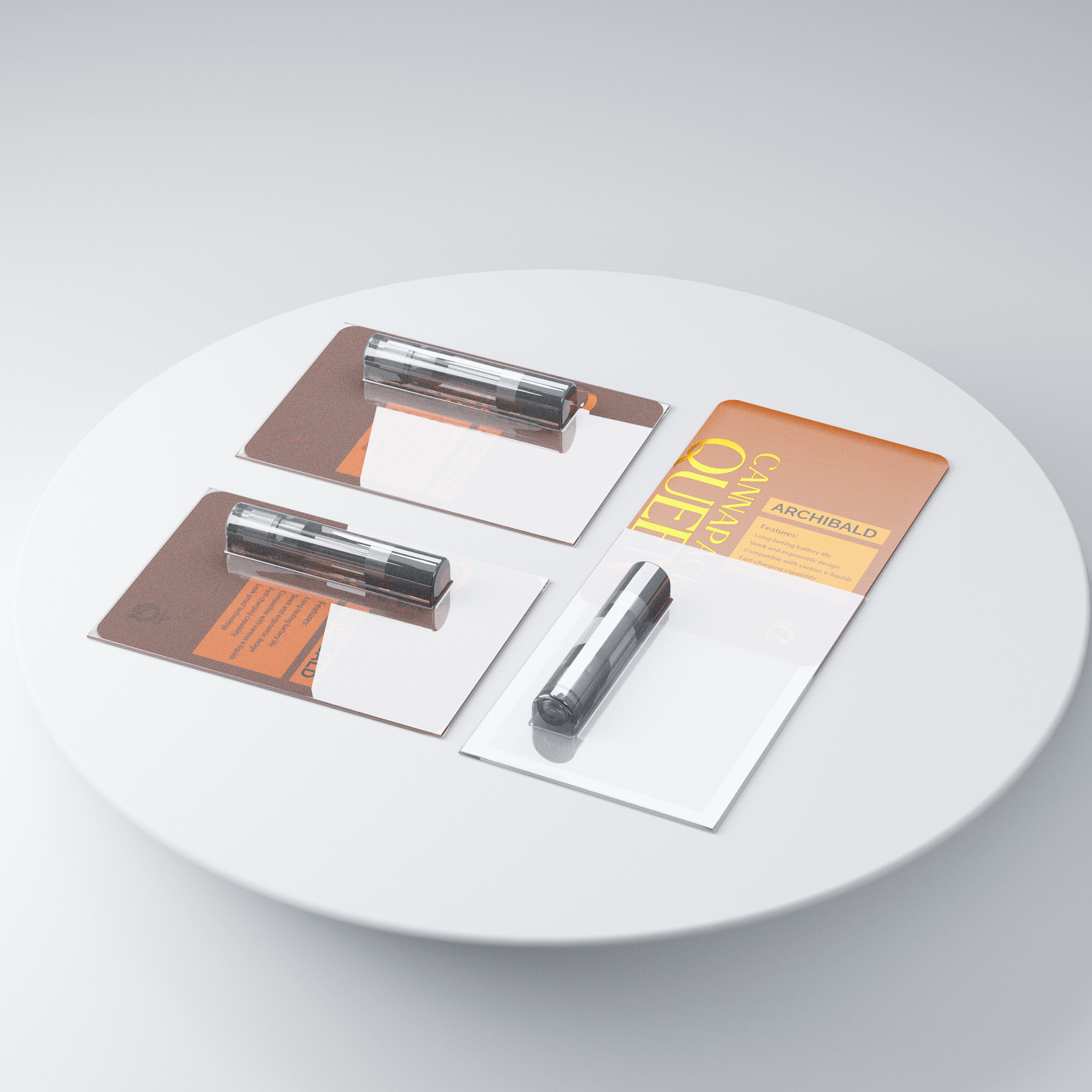 vape cartridge packaging blister card